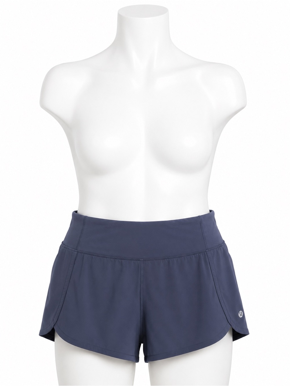 Lululemon Run Times Short II 4" True Navy Running Shorts Size 8